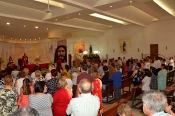 Procesión de Santiago Apóstol en Lomo Cementerio-Telde (Foto Francisco Javier Santana)